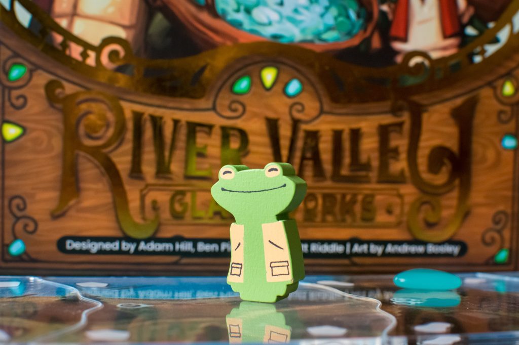 River Valley Glassworks board game components and gameplay